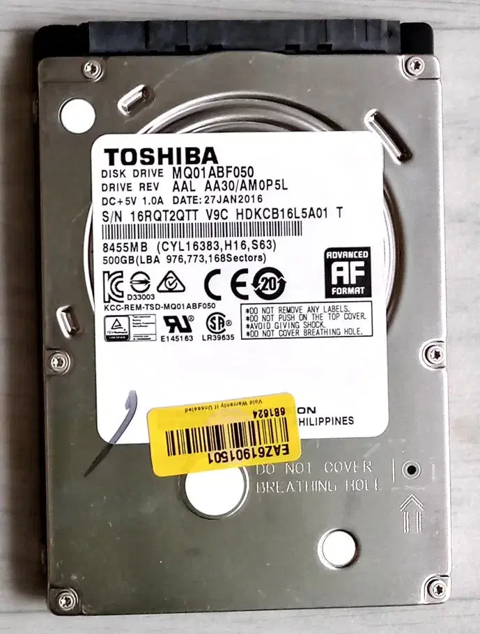 1110 HDD 500GB 正常 2.5インチ 10個 まとめ売り 2.5